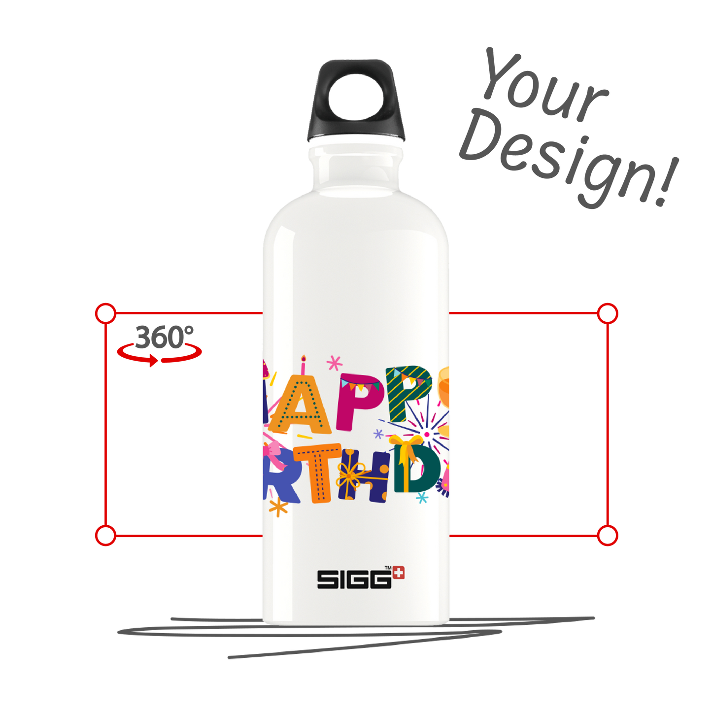 SIGG TRAVELLER 0.6 L White - personalisierbar