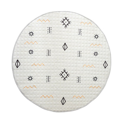 Hakuna Matte Gesteppte Krabbeldecke | Acapulco Beach Design | 1,5 m Durchmesser - heartbeat - 