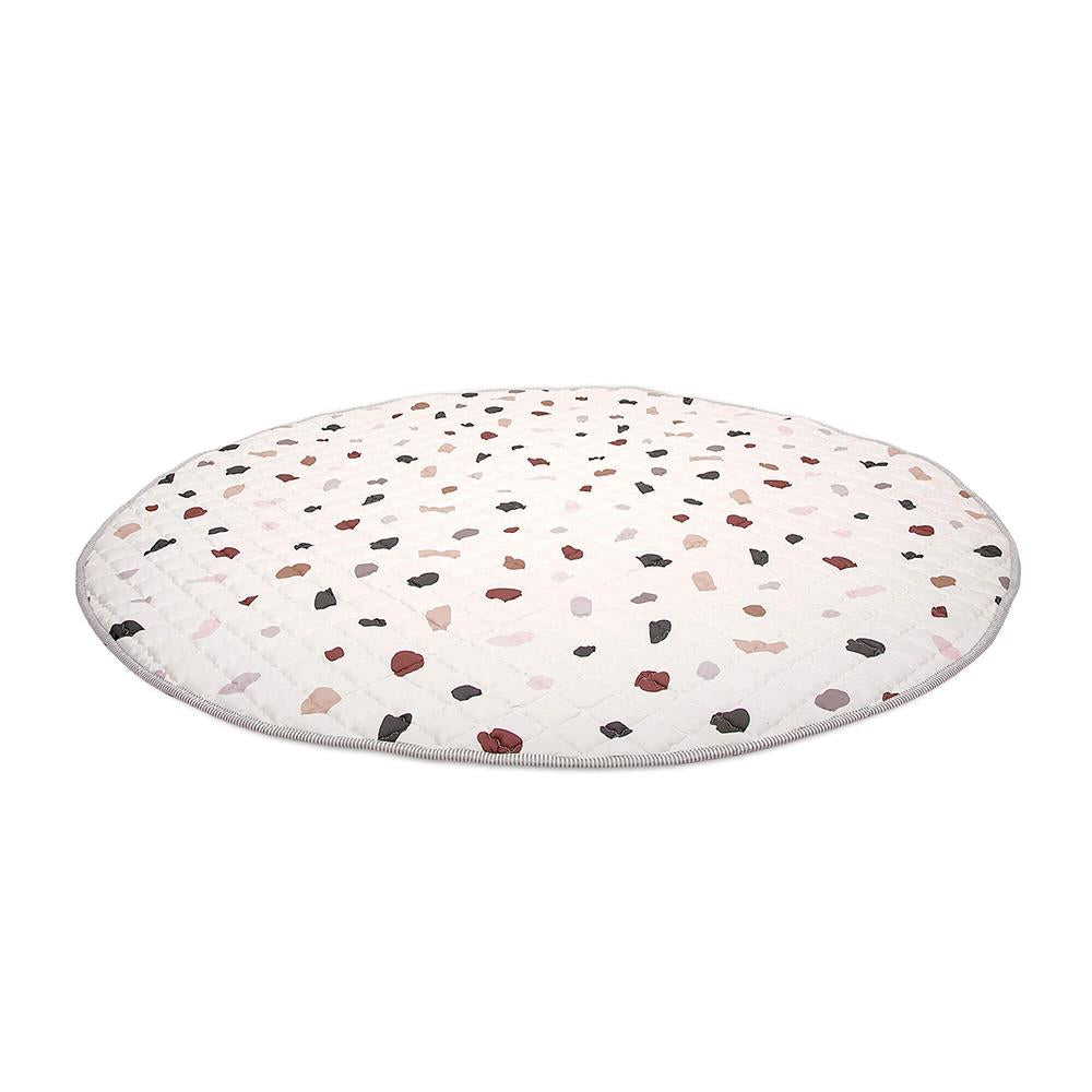 Hakuna Matte Gesteppte Krabbeldecke | Confetti-Design | 1,5 m Durchmesser - heartbeat - 