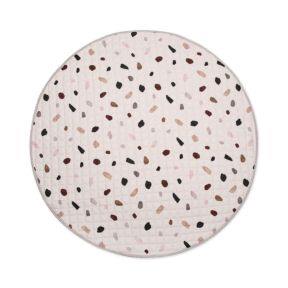 Hakuna Matte Gesteppte Krabbeldecke | Confetti-Design | 1,5 m Durchmesser - heartbeat - 