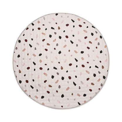 Hakuna Matte Gesteppte Krabbeldecke | Confetti-Design | 1,5 m Durchmesser - heartbeat - 