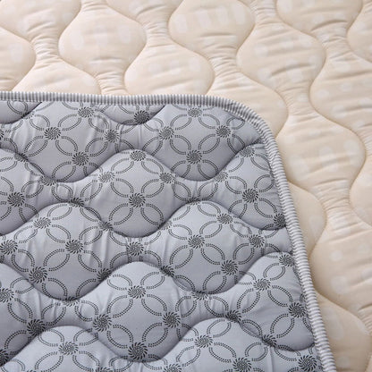 Hakuna Matte Gesteppte Krabbeldecke | Unisex-Hygge-Design | Beige | 127 x 127 cm - heartbeat - 