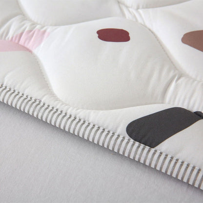 Hakuna Matte Gesteppte Krabbeldecke | Unisex-Hygge-Design | Confetti | 127 x 127 cm - heartbeat - 