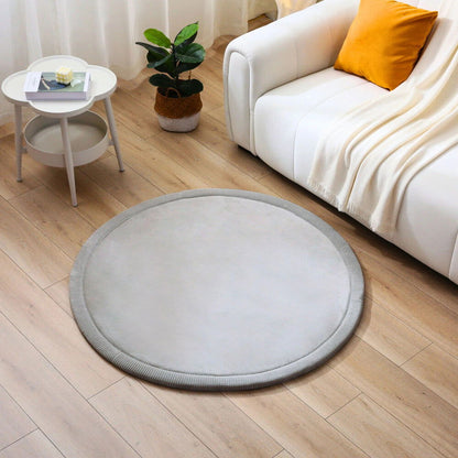 Hakuna Matte Gesteppter Kinderteppich | Wolkenweich mit Memory-Schaum | 120cm Durchmesser - heartbeat - Spielmatten
