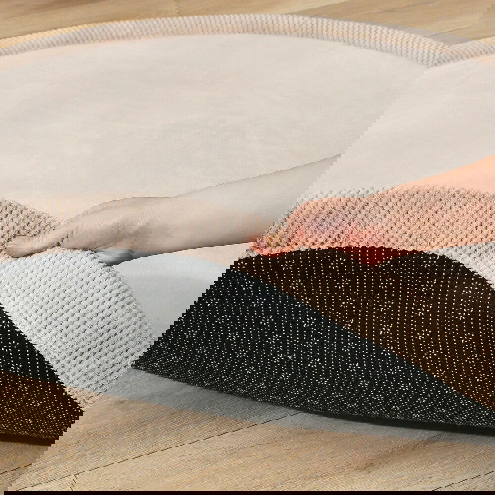 Hakuna Matte Samtmatte | Wolkenweich mit Memory-Schaum | 120cm Durchmesser - heartbeat - 