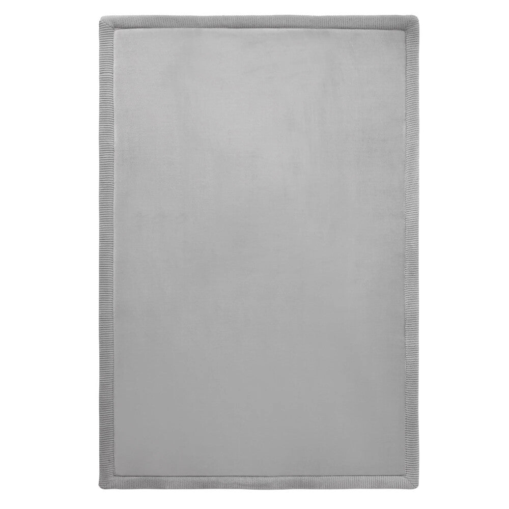 Hakuna Matte Samtmatte | Wolkenweich mit Memory-Schaum | 170 x 120 cm | Grau - heartbeat - 