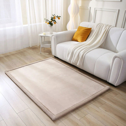 Hakuna Matte Samtmatte | Wolkenweich mit Memory-Schaum | 170 x 120 cm | Rosa - heartbeat - Spielmatten