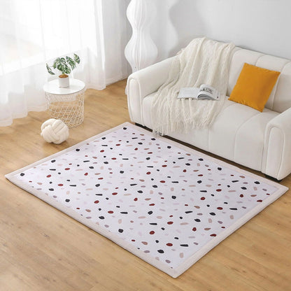 Hakuna Matte Samtmatte | Wolkenweich mit Memory-Schaum | 200 x 150 cm | Confetti Design - heartbeat - Spielmatten