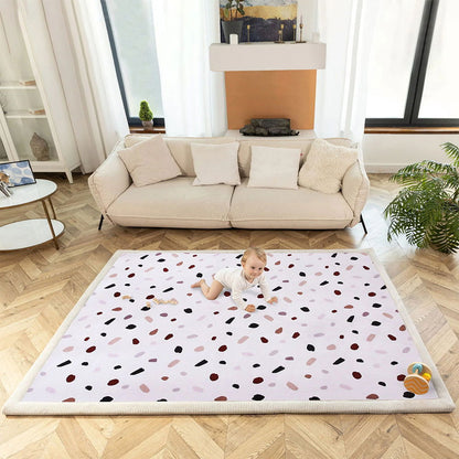 Hakuna Matte Samtmatte | Wolkenweich mit Memory-Schaum | 200 x 150 cm | Confetti Design - heartbeat - 