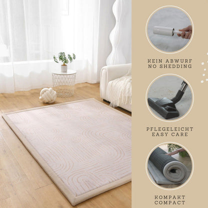 Hakuna Matte Samtmatte | Wolkenweich mit Memory-Schaum | 200 x 150 cm | Zen Garten - heartbeat - 