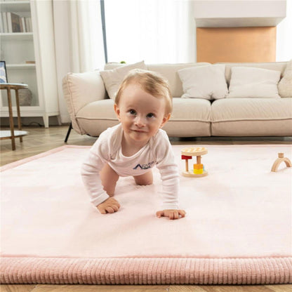 Hakuna Matte Samtmatte | Wolkenweich mit Memory-Schaum | 2 m x 1,5 m | Pink - heartbeat - 